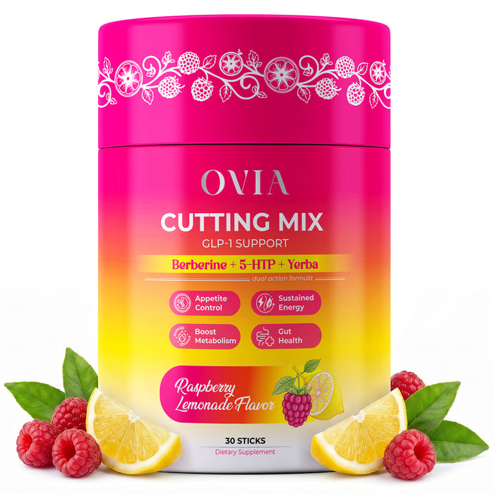 OVIA Cutting Mix Appetite Control, Raspberry Lemonade, 30 Sticks